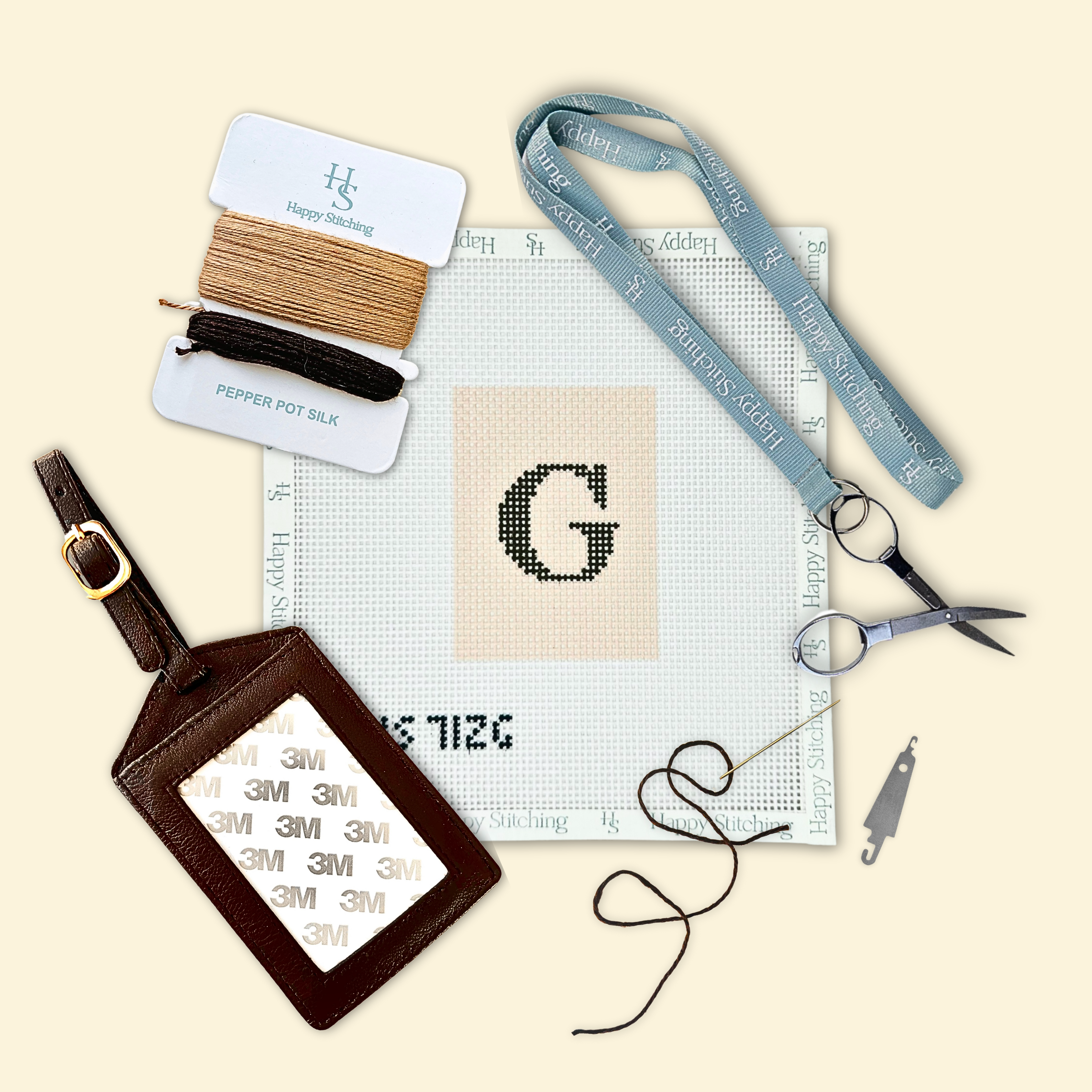 Our Initial Thought - Luggage Tag in Brown