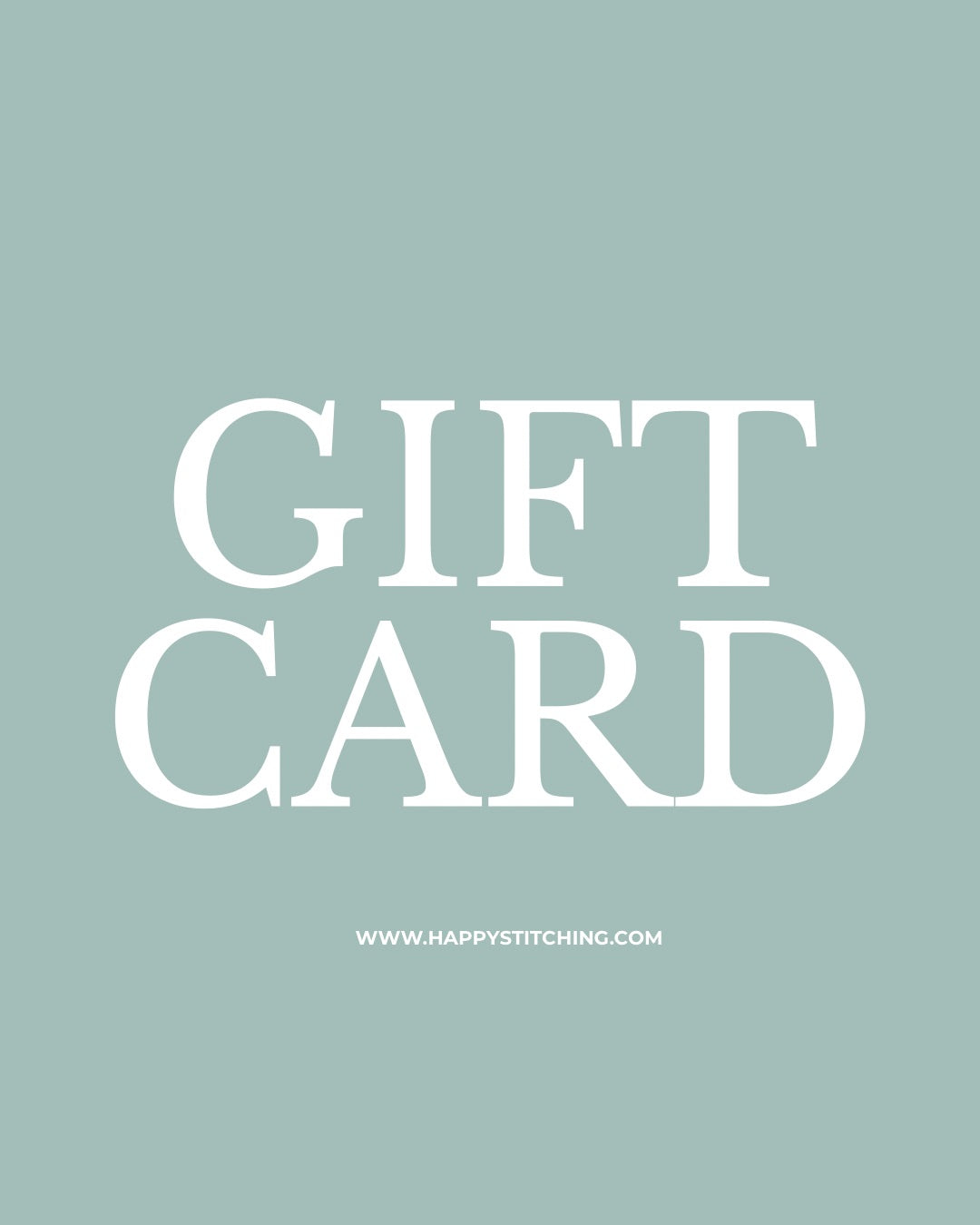 Happy Stitching Gift Card