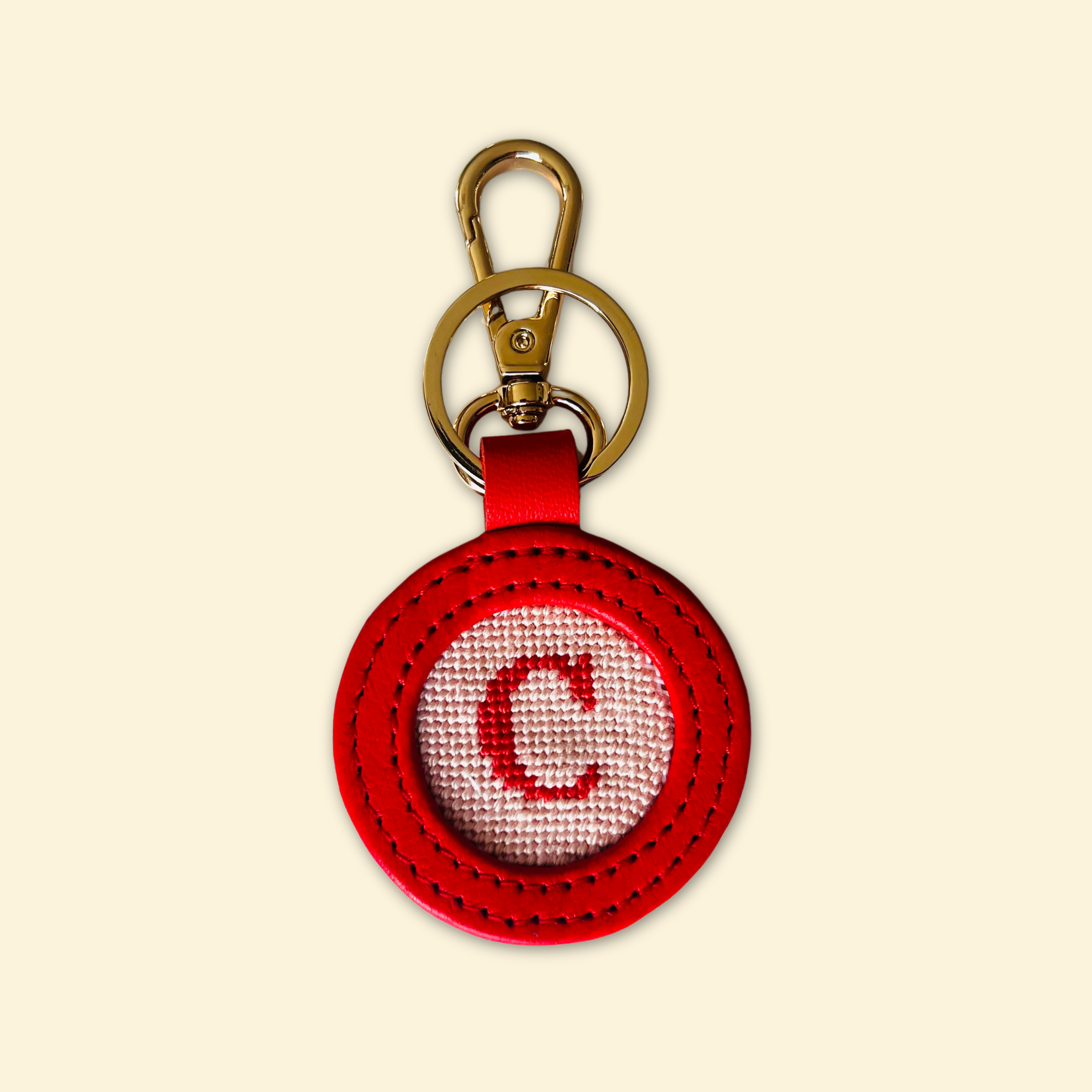 Our Initial Thought - Key Fob in Rosy Cheeks