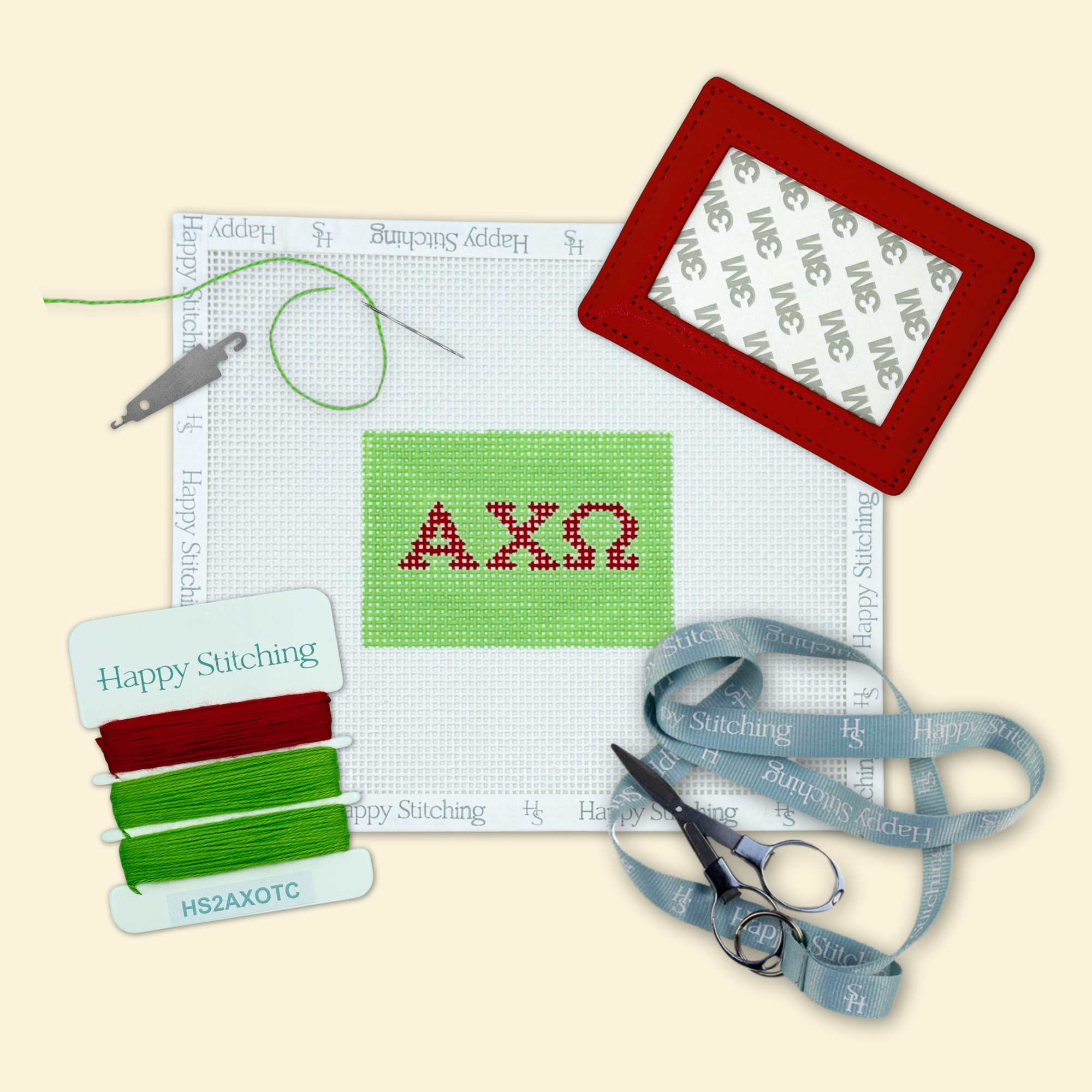 Alpha Chi Omega Card Wallet