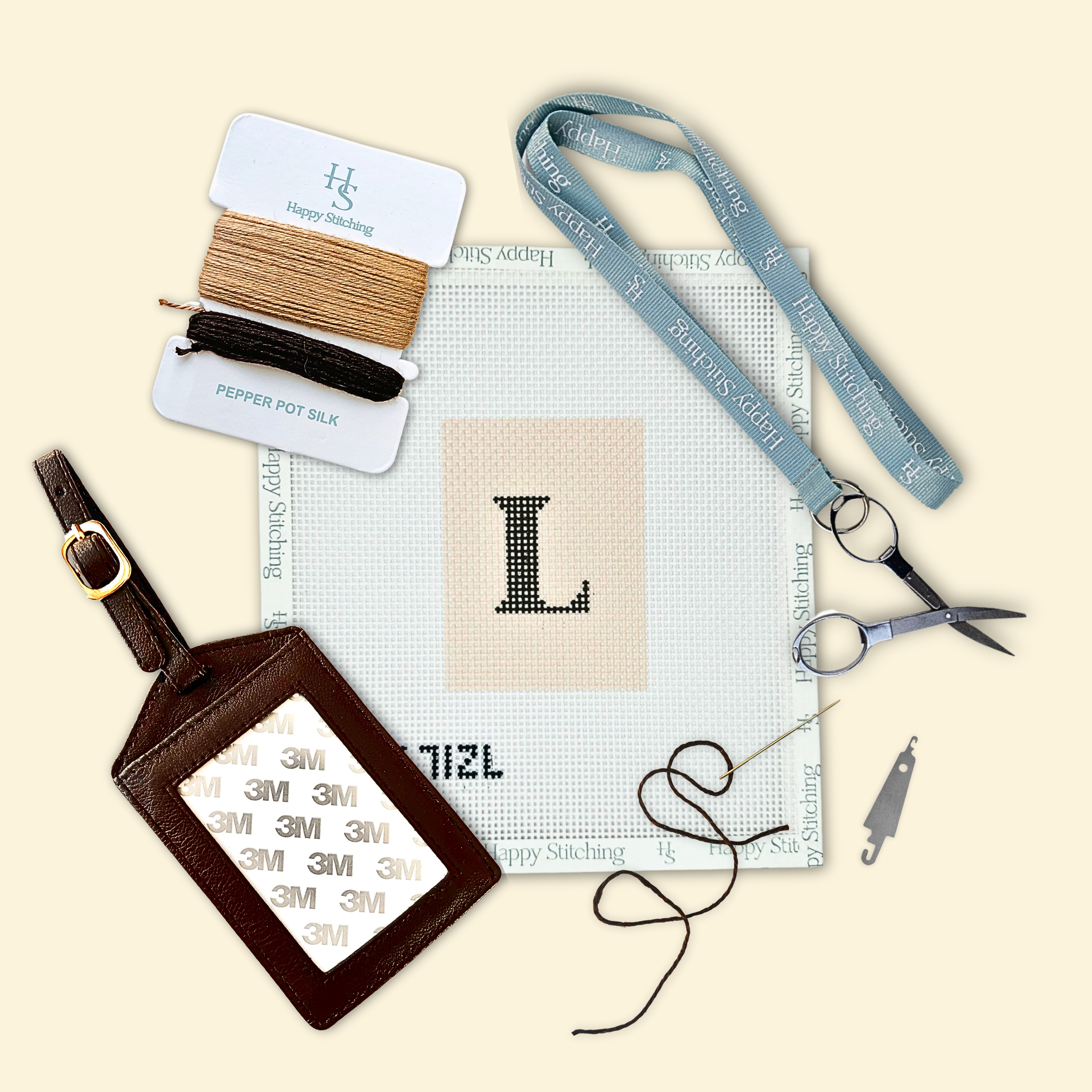 Our Initial Thought - Luggage Tag in Brown