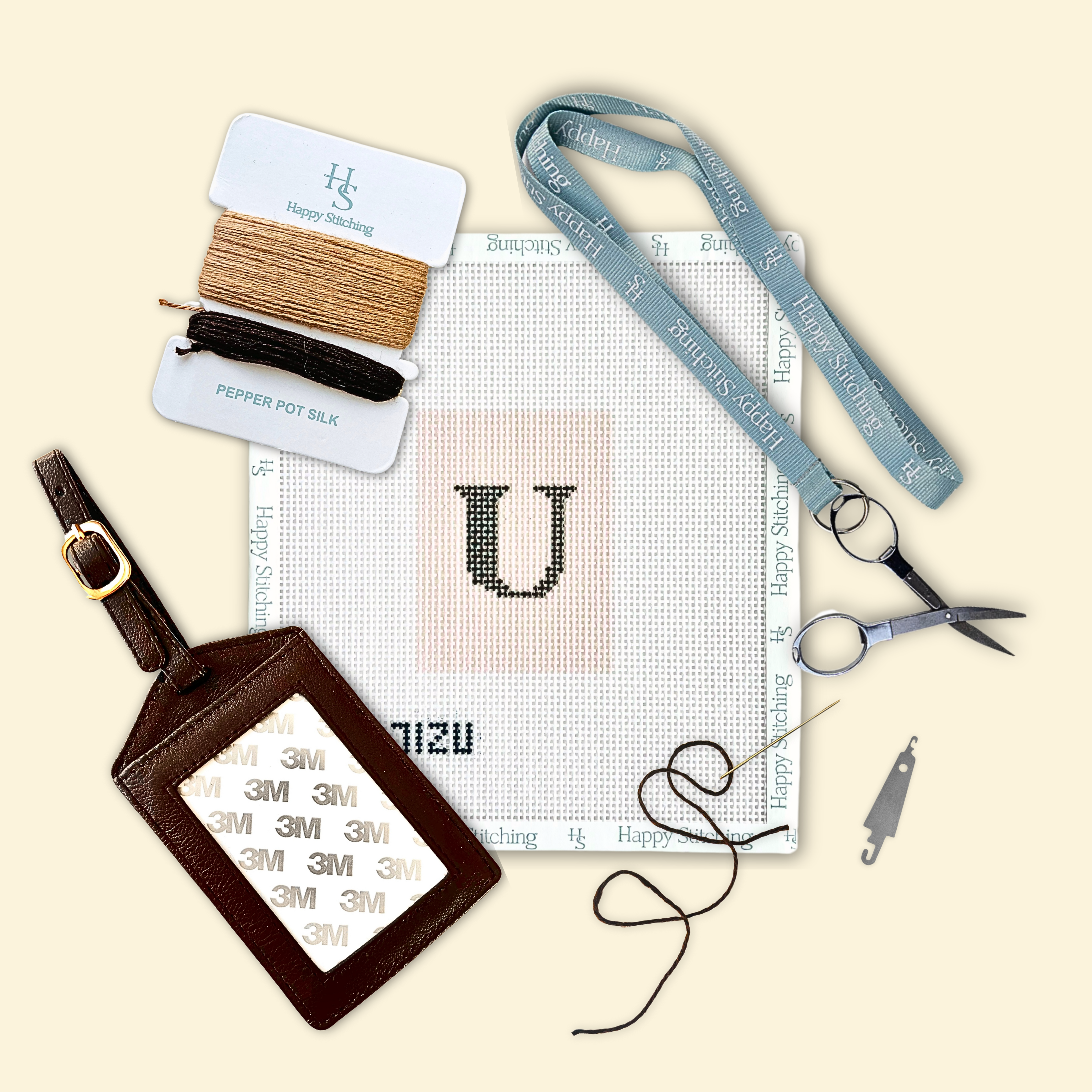 Our Initial Thought - Luggage Tag in Brown