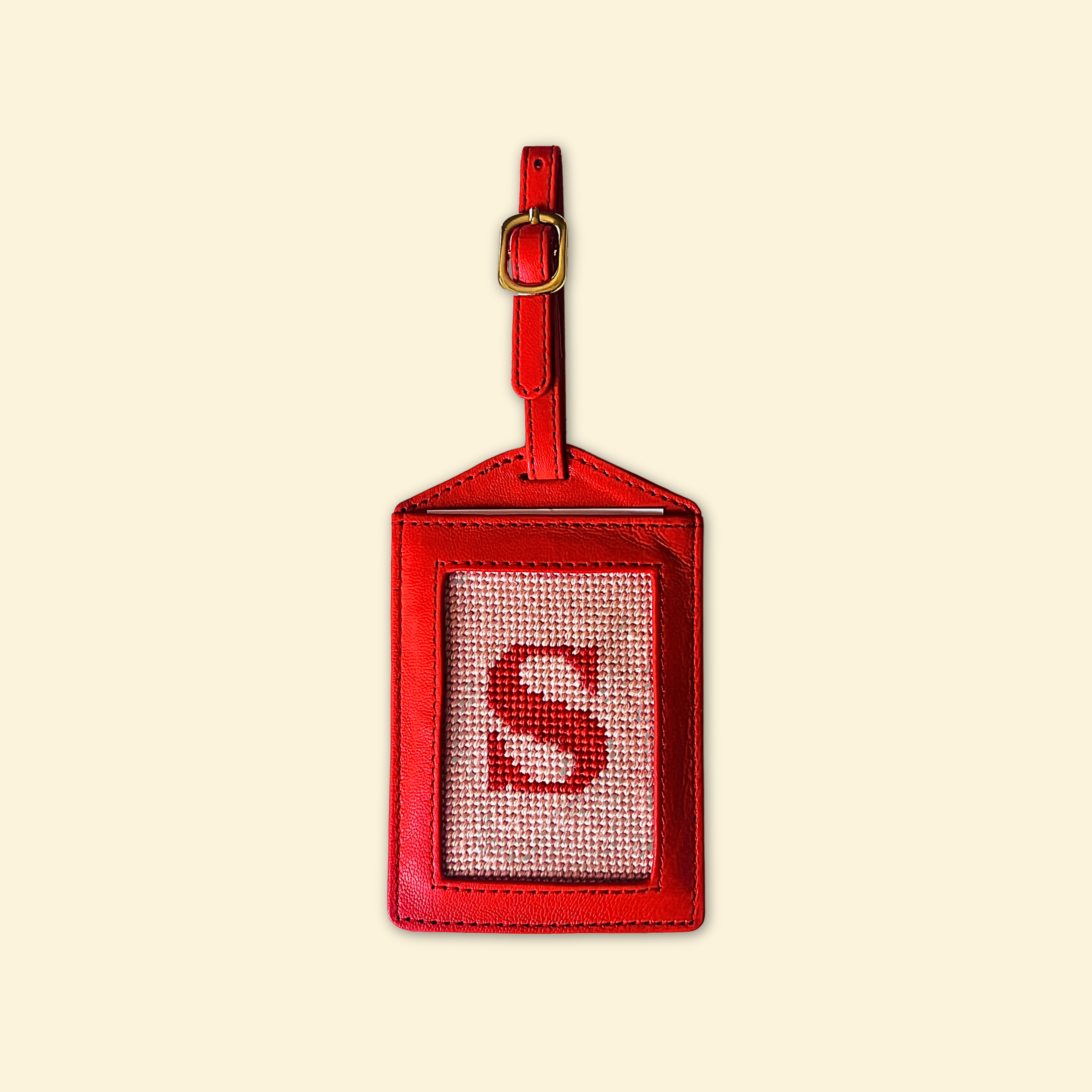 Our Initial Thought - Luggage Tag in Rosy Cheeks