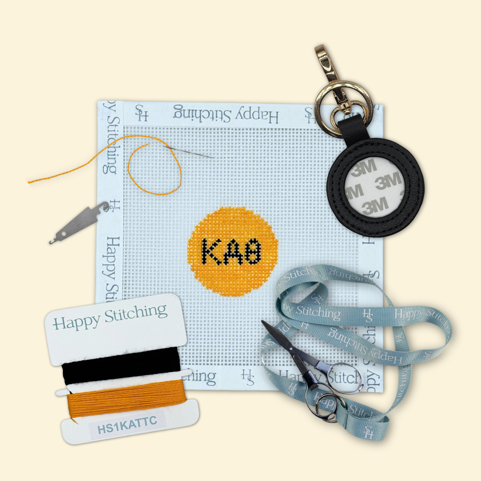 Kappa Alpha Theta Key Fob